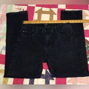 RVCA dark blue jeans.